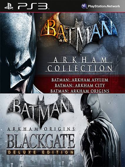 4 juegos en 1 Batman Arkham Collection Mas Batman Arkham Origins Blackgate  Deluxe Edition PS3 | Juegos Digitales Colombia | Venta de juegos Digitales  PS3 PS4 Ofertas