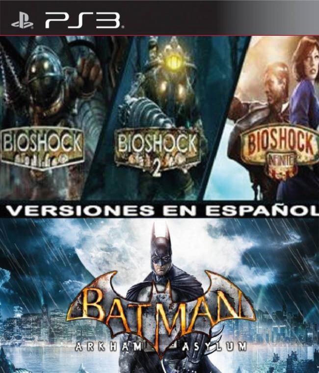 4 juegos en 1 BIOSHOCK TRILOGY PACK Mas Batman Arkham Asylum PS3 | Juegos  Digitales Colombia | Venta de juegos Digitales PS3 PS4 Ofertas