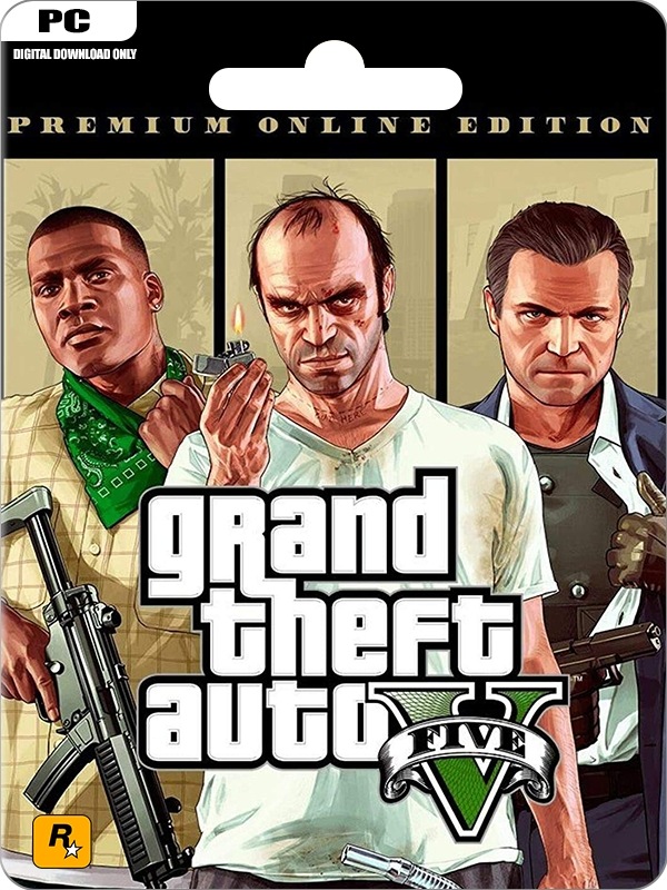 Grand Theft Auto V GTA V: Premium Online Edition Rockstar Games Launcher Key GLOBAL | Juegos Digitales Colombia | de juegos Digitales PS3 PS4