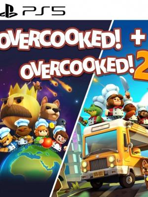 2 JUEGOS EN 1 Overcooked! mas Overcooked! 2 PS5